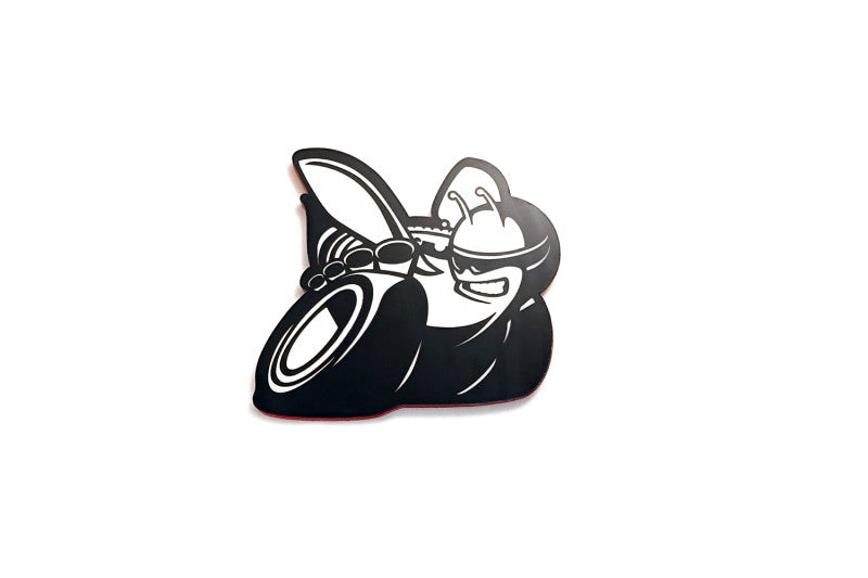 Dodge tailgate trunk rear emblem with Scat Pack logo (Type 5) Dodge emblems decoinfabric