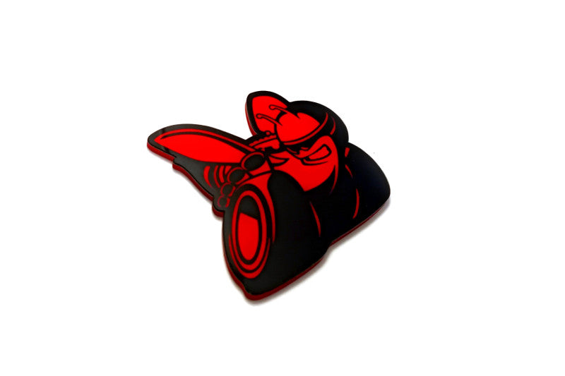 Dodge tailgate trunk rear emblem with Scat Pack logo (Type 5) Dodge emblems decoinfabric