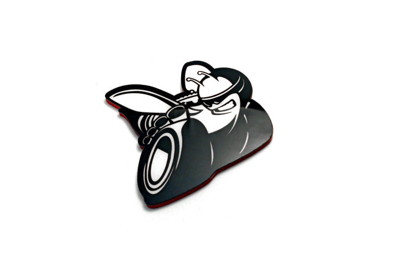 Dodge tailgate trunk rear emblem with Scat Pack logo (Type 5) Dodge emblems decoinfabric