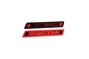 Dodge emblem for fenders with Shakedown logo (type 2) Dodge emblems decoinfabric