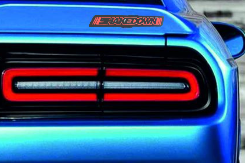 Dodge Emblem & Badge Set - Grille and Tailgate Shakedown logo (Type 2) Dodge emblems decoinfabric