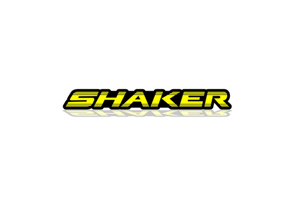 Dodge Challenger trunk rear emblem between tail lights with Shaker logo (type 2)