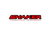 Dodge Challenger tailgate trunk rear emblem with Shaker logo (BIG Size) Dodge emblems decoinfabric