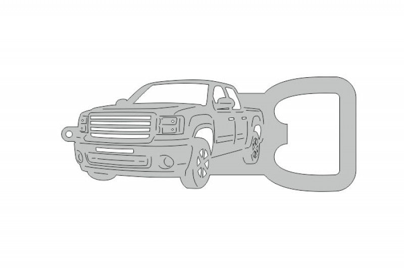 Keychain Bottle Opener for GMC Sierra III 2007-2014 Keychains opdesign