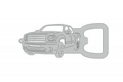 Keychain Bottle Opener for GMC Sierra III 2007-2014 Keychains opdesign