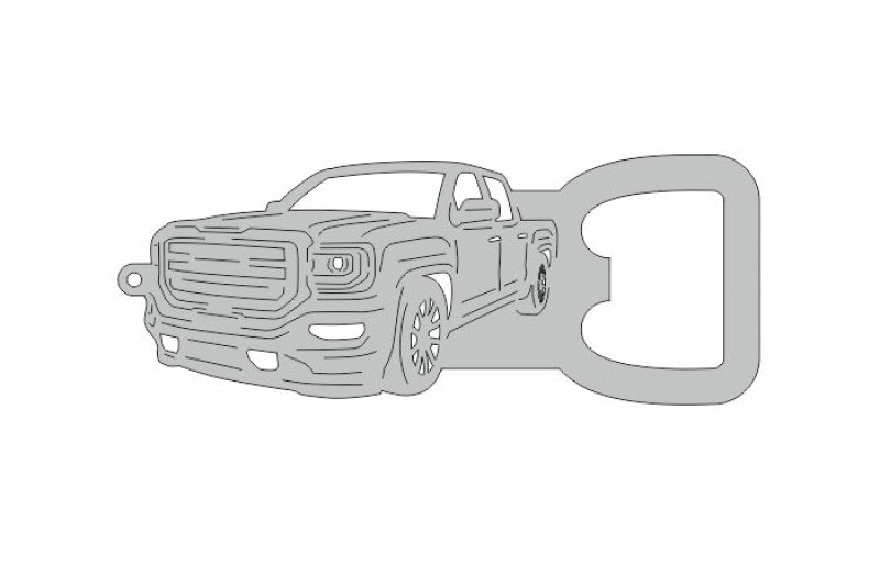 Keychain Bottle Opener for GMC Sierra IV 2013-2019 Keychains opdesign