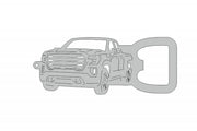 Keychain Bottle Opener for GMC Sierra V 2018+ Keychains opdesign