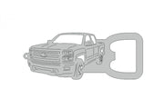 Keychain Bottle Opener for Chevrolet Silverado III 2014-2019 Keychains opdesign