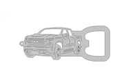 Keychain Bottle Opener for Chevrolet Silverado IV 2019+ Keychains opdesign