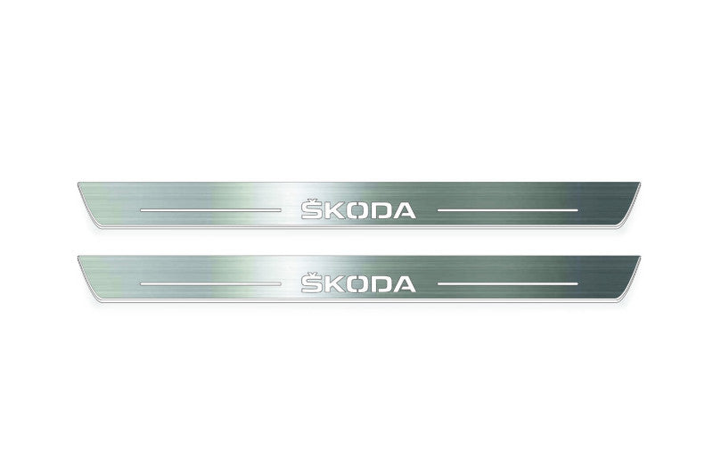 Skoda Octavia IV (A8) 2020+ Car Light Sill With Logo Skoda