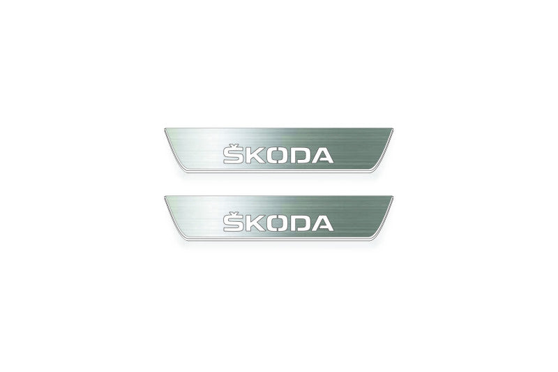 Skoda Octavia IV (A8) 2020+ Car Light Sill With Logo Skoda