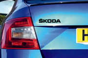 Skoda tailgate trunk rear 3D emblem with Skoda logo (type MIXT) Var. 1