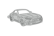 Car Keychain for Mercedes SL R232 2022+ (type 3D) Keychains opdesign