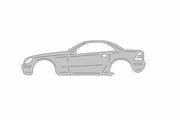 Keychain Bottle Opener for Mercedes SLK-Class R170 1996-2004 Keychains opdesign