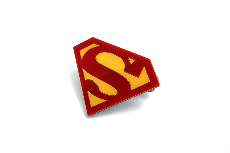 Radiator grille emblem with Superman logo