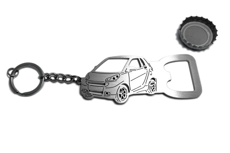 Keychain Bottle Opener for Smart Fortwo II 2007-2014