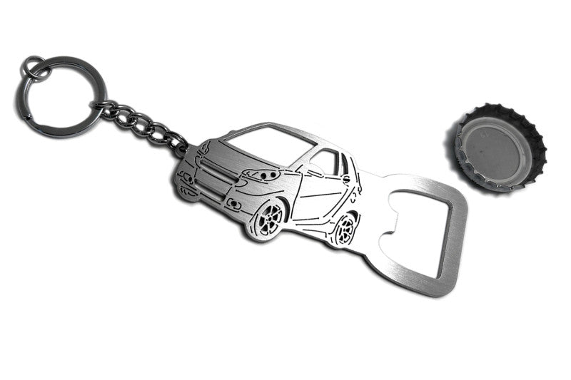 Keychain Bottle Opener for Smart Fortwo II 2007-2014