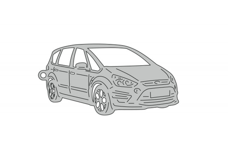 Car Keychain for Ford S-Max I 2006-2014 (type 3D) Keychains opdesign