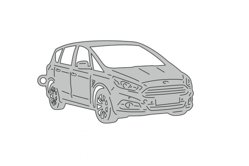 Car Keychain for Ford S-Max II 2014+(type 3D) Keychains opdesign