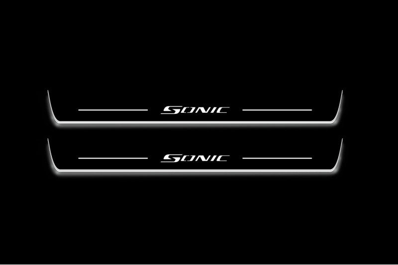 Chevrolet Sonic 2012+ Led Door Sills With Logo Sonic