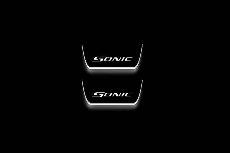 Chevrolet Sonic 2012+ Led Door Sills With Logo Sonic