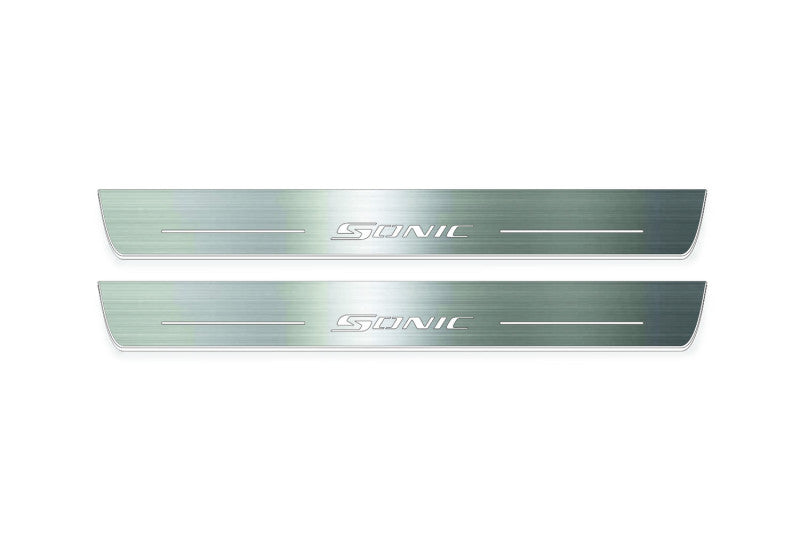 Chevrolet Sonic 2012+ Led Door Sills With Logo Sonic