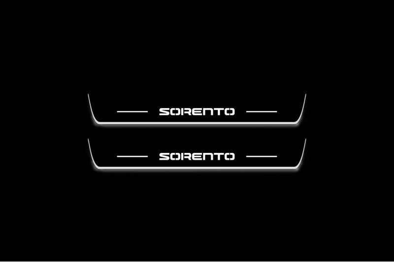 KIA Sorento III 2015-2020 LED Car Door Sill With Logo Sorento