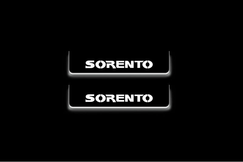 KIA Sorento I 2002-2009 LED Car Door Sill With Logo Sorento