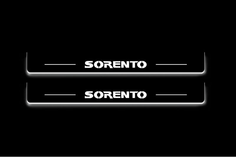 KIA Sorento I 2002-2009 LED Car Door Sill With Logo Sorento