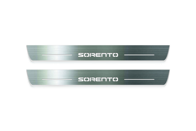 KIA Sorento III 2015-2020 LED Car Door Sill With Logo Sorento