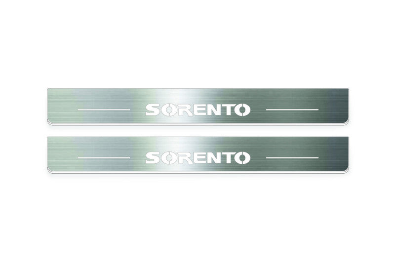 KIA Sorento I 2002-2009 LED Car Door Sill With Logo Sorento