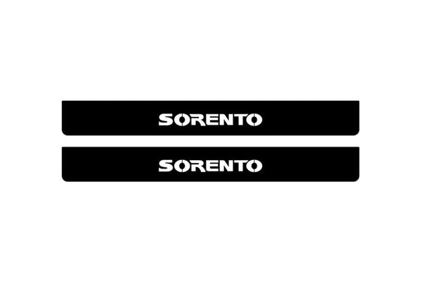 KIA Sorento I 2002-2009 Led Door Sill Pro With Logo Sorento (Premium Painting)