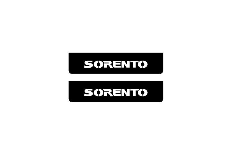 KIA Sorento I 2002-2009 Led Door Sill Pro With Logo Sorento (Premium Painting) KIA Led Door Sills PRO opdesign