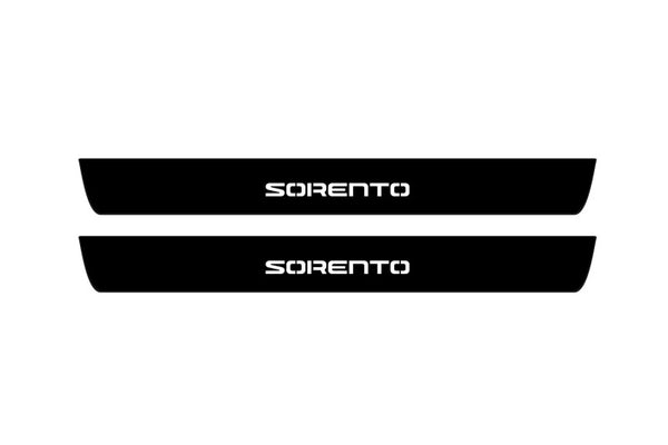 KIA Sorento III 2015-2020 Led Door Sill Pro With Logo Sorento (Premium Painting)