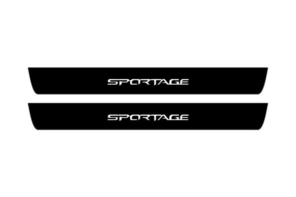 KIA Sportage V 2021+ Led Door Sill Pro With Logo Sportage (Premium Painting)