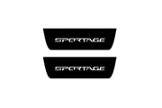 KIA Sportage V 2021+ Led Door Sill Pro With Logo Sportage (Premium Painting) KIA Led Door Sills PRO opdesign