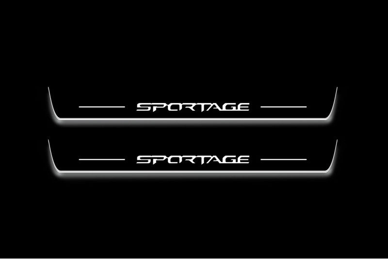 KIA Sportage V 2021+ LED Car Door Sill With Logo Sportage