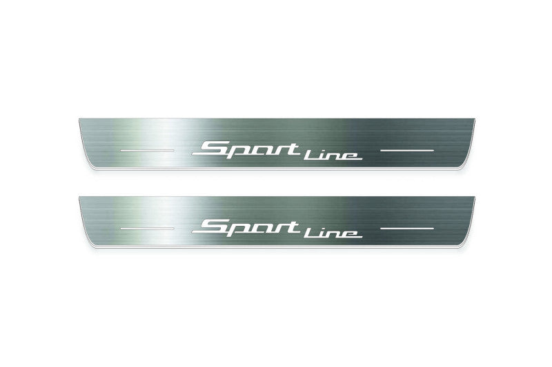 BMW 3 F30 2012-2018 Led Door Sill with Sport Line Logo