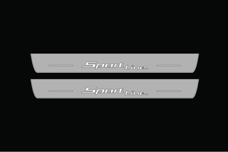 BMW 3 G20 2019+ Led Door Sill Pro with Sport Line logo BMW Led Door Sills opdesign