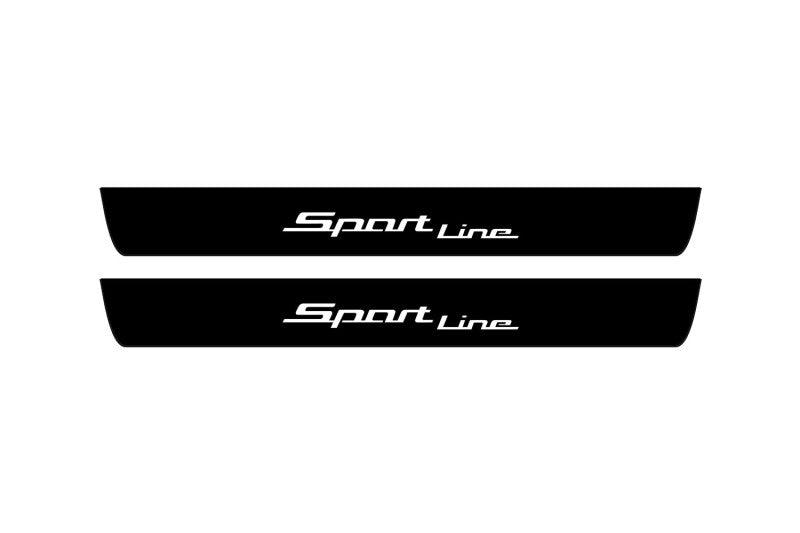 BMW 3 G20 2019+ Led Door Sill Pro With Logo Sport Line (Premium Painting) BMW Led Door Sills PRO opdesign