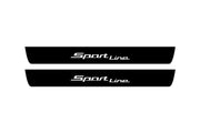 BMW 3 G20 2019+ Led Door Sill Pro With Logo Sport Line (Premium Painting) BMW Led Door Sills PRO opdesign