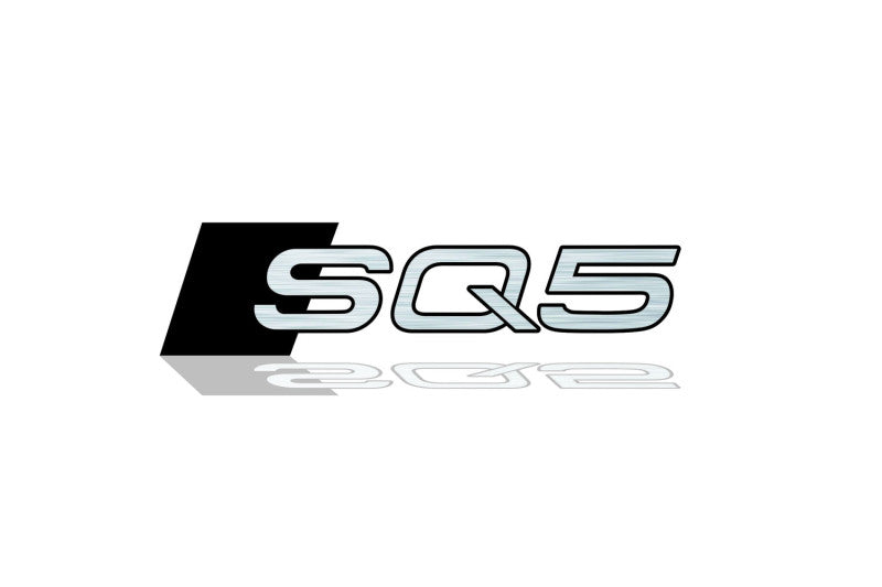 Audi tailgate trunk rear 3D emblem with SQ5 logo (type MIXT)