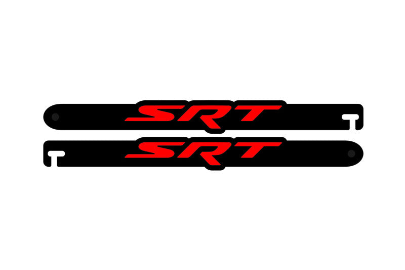 Car Show Stainless Steel Door Props with SRT logo Car Show Stainless Steel Door Props decoinfabric