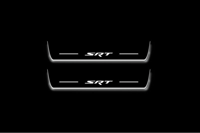 Dodge Durango III 2011+ LED Door Sills PRO With Logo SRT
