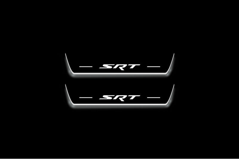 Dodge Charger 2011+ Led Door Sills With Logo SRT