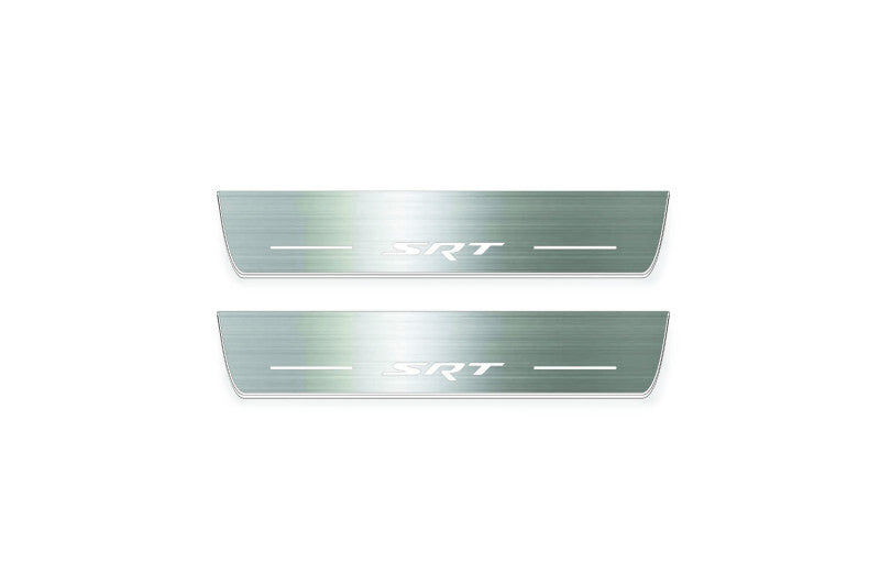 Dodge Durango III 2011+ LED Door Sills PRO With Logo SRT