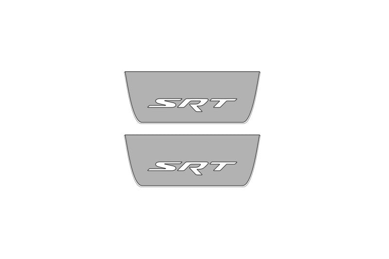 Jeep Grand Cherokee V 2021+ Door Sill Led Plate With SRT Logo Jeep Led Door Sills opdesign