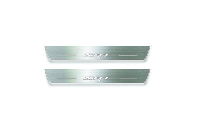 Dodge Charger 2005-2011 Door Sill Protectors With Logo SRT