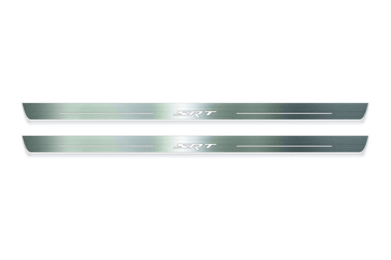 Dodge Challenger 2008+ LED Door Sill With Logo SRT