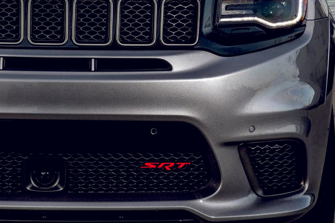 Jeep Emblem & Badges set with SRT Blood logo Jeep emblems decoinfabric
